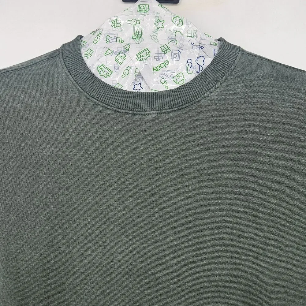 Allbirds Sweater‎ Mens Small Crewneck Pullover Sweatshirt Green Preppy Slim Fit